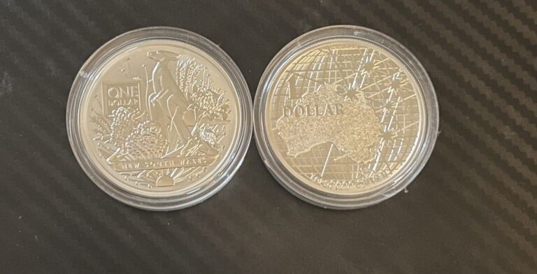 Read more about the article Australia $1 dollar Silver 1oz coins x2