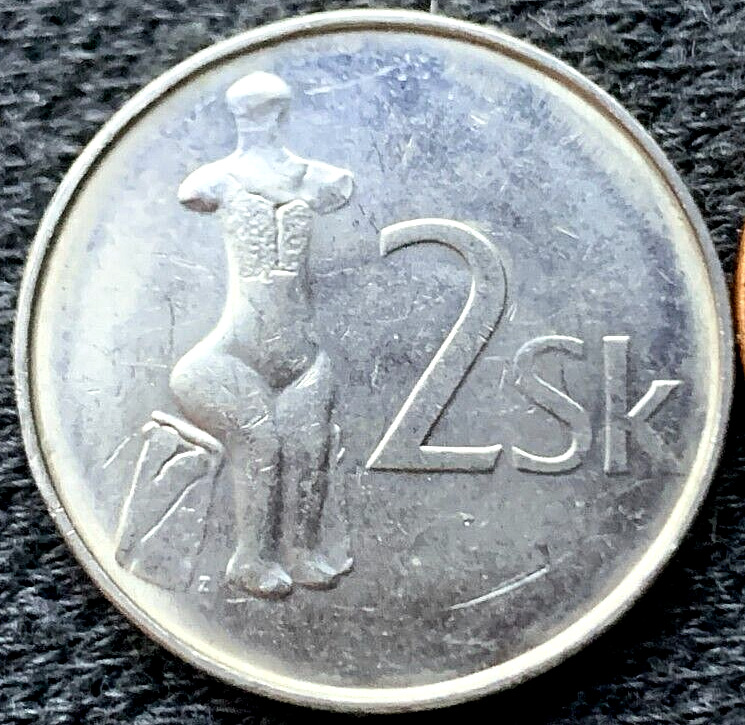 Read more about the article 2001 Slovakia 2 Koruna Coin UNC  High Grade World Coin  #BX05