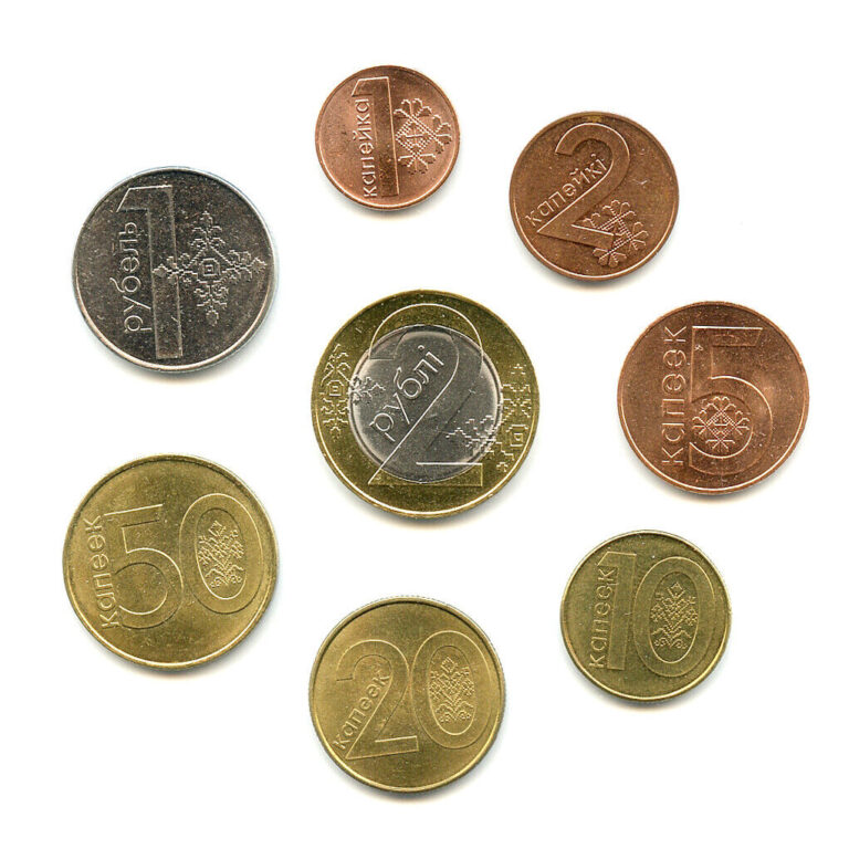 Read more about the article Belarus Set 8 coins – (1  2  5  10  20  50 kopeks – 1  2 rubles) 2009 (2016) UNC