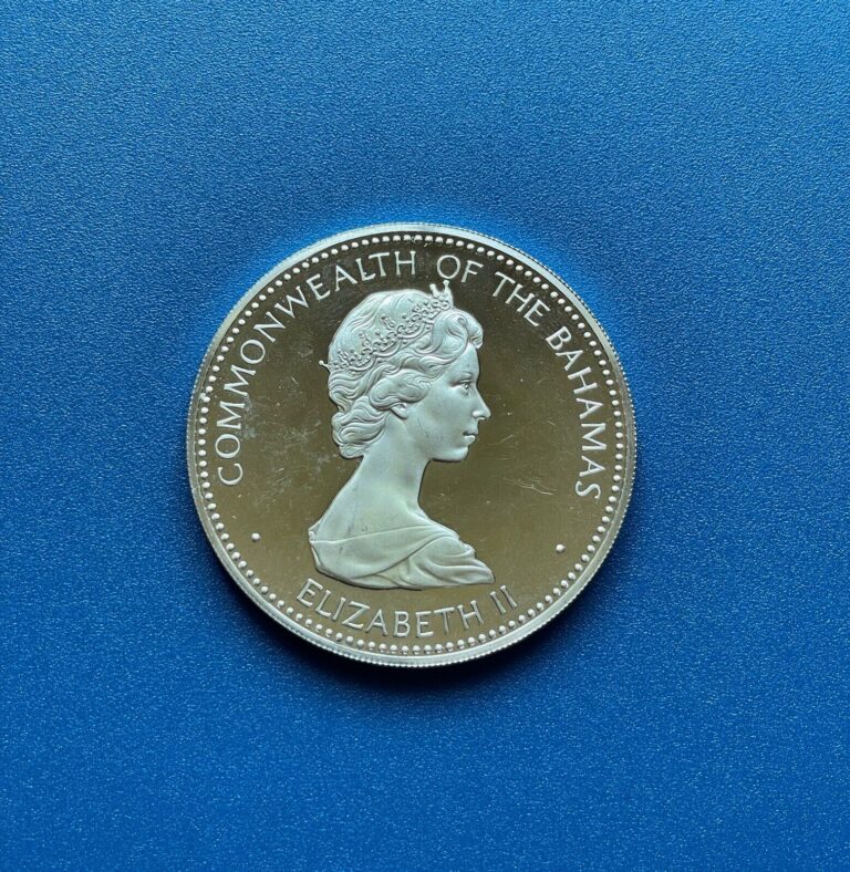 Read more about the article SILVER – HUGE – 1973 Bahamas Independence  10 Dollars – World Silver Proof Coin