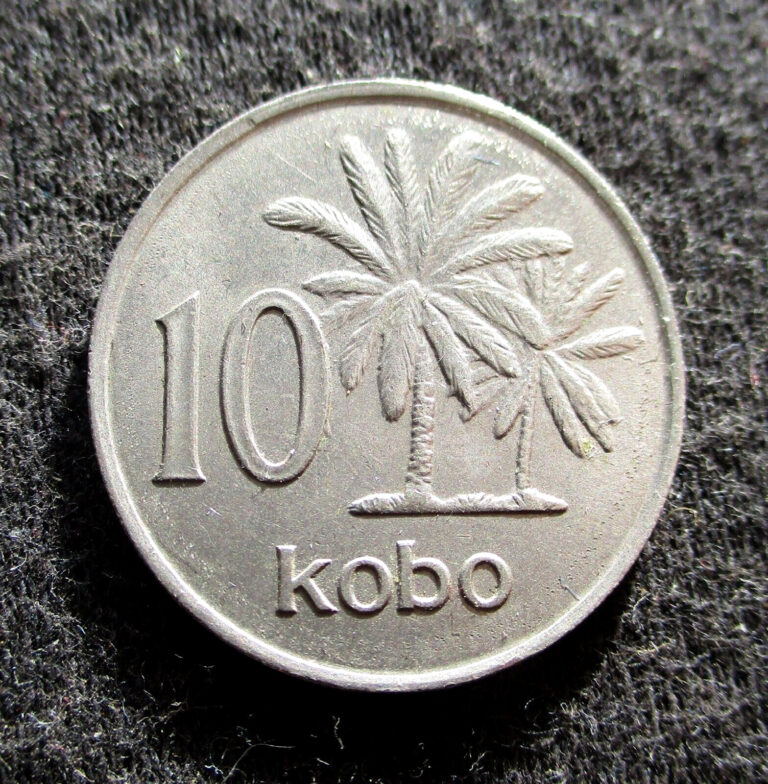 Read more about the article 10 KOBO 1973 COINS OF FEDERAL REPUBLIC OF NIGERIA PALM TREES