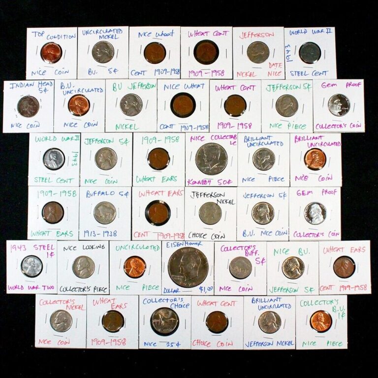 Read more about the article Junk Drawer Lot Eisenhower Dollar  Half Dollars  Proof  Wheat and Type Coins st8