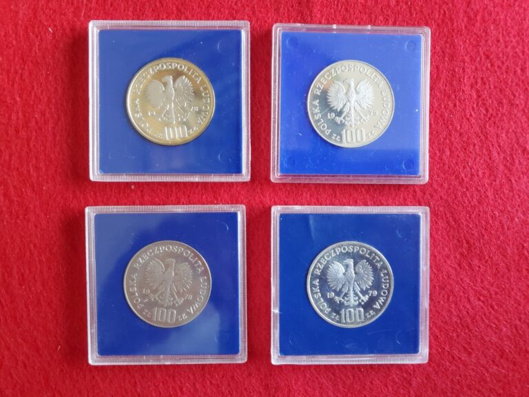 Read more about the article Polish  Poland 100 zl Silver Coins 1979 – Set of 4