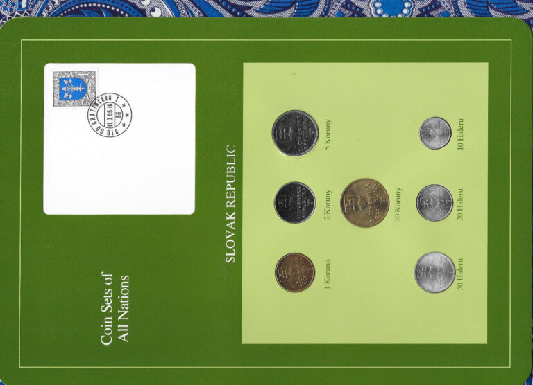 Read more about the article Coin Sets of All Nations Slovakia  Slovak Republic 1993 – 1994 UNC