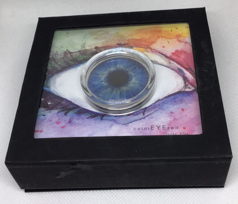 Read more about the article 2022 colorEYEzed Eye Ocean Blue 1 Oz Silver Proof Palau $5 Coin
