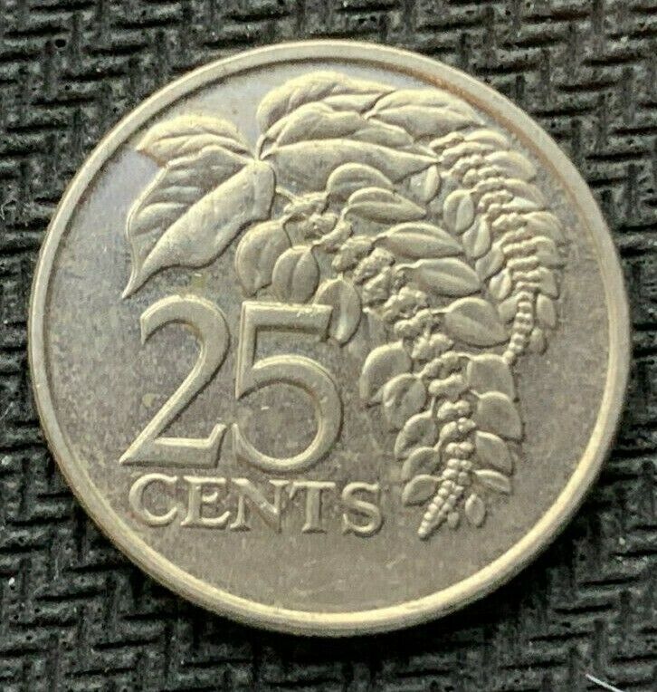 Read more about the article 2007 Trinidad and Tobago  25 Cents Coin  BU UNC World Coin   #B1322