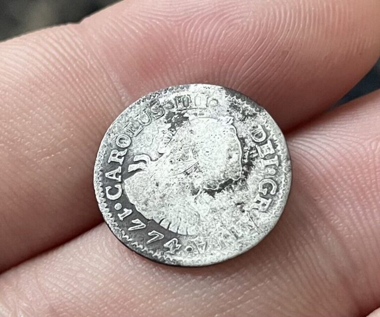 Read more about the article 1774 1/2 Reale Spanish Colonial Silver Pirate Golden Era coin Mexico mint