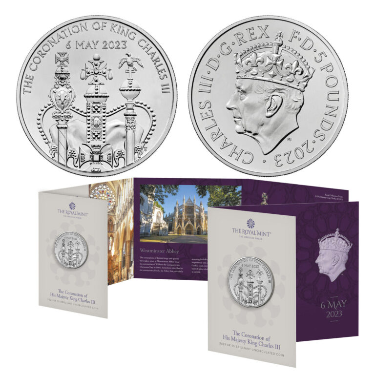 Read more about the article 2023 UK The Coronation of His Majesty King Charles III £5 BU Coin