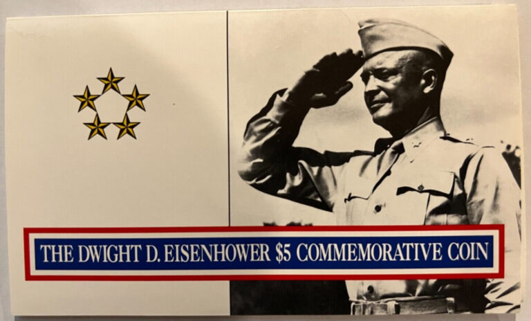 Read more about the article 1990 Republic of Marshall Islands Dwight D. Eisenhower $5 Commemorative Coin