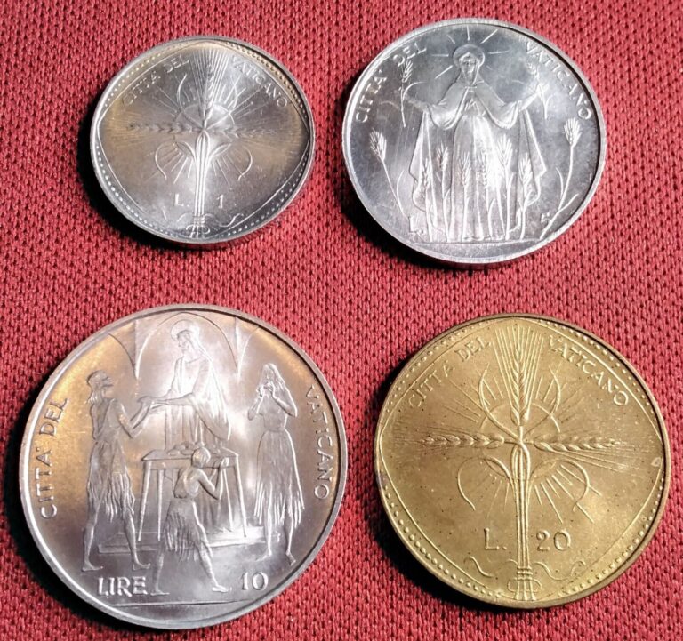 Read more about the article 1968 VATICAN CITY FOUR FAO COINS SELECTION