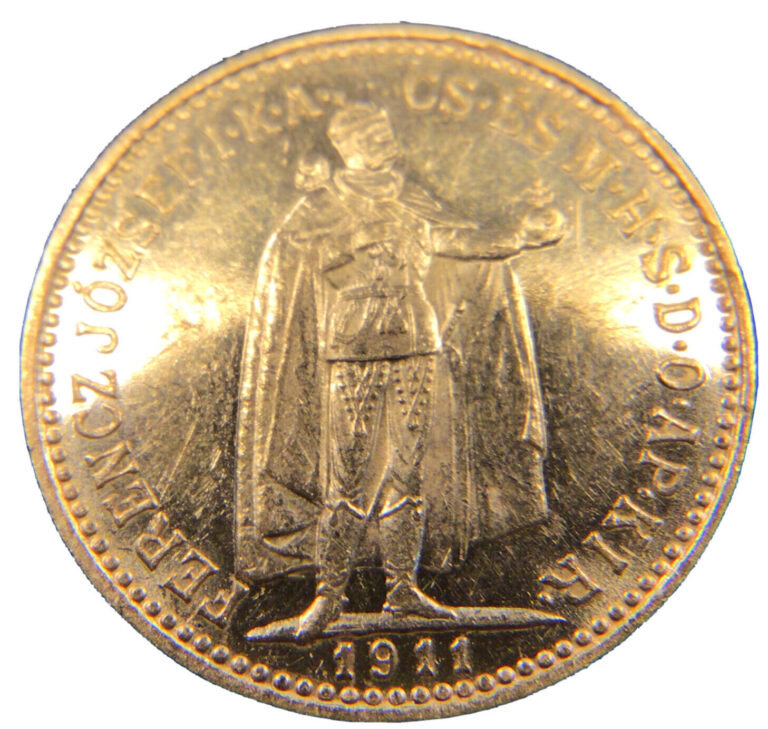 Read more about the article AU+/UNC | 1911-KB GOLD HUNGARY 10 KORONA EMPEROR FRANZ JOSEPH COIN NICE LUSTER