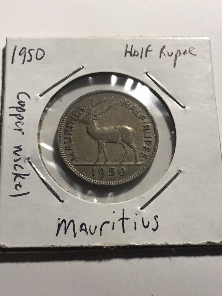 Read more about the article 1950 Mauritius 1/2 Half Rupee