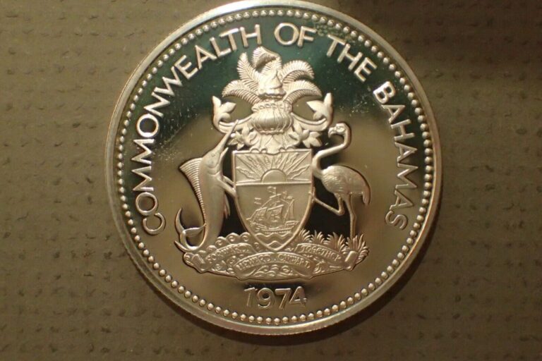 Read more about the article SILVER 1974 Bahamas Islands 1 One Dollar  Proof