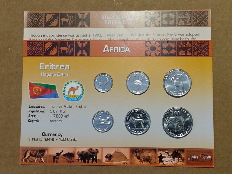 Read more about the article 1997 ERITREA CENT THRU 100 CENTS (6 COINS) UNC LITTLETON SET