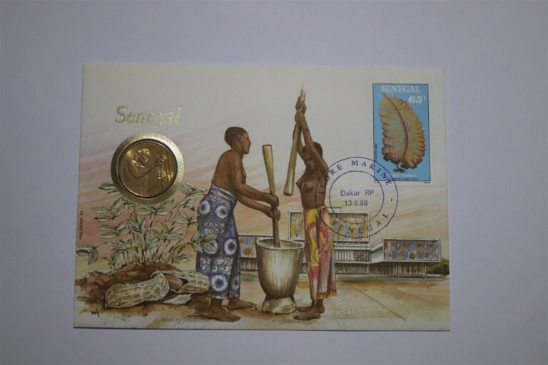 Read more about the article 🧭 SENEGAL 25 FRANCS 1989 COIN COVER B53 #469