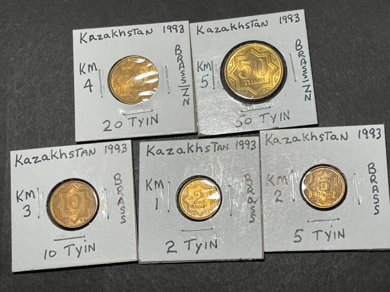 Read more about the article Assorted Kazakhstan 5 Coins Lot