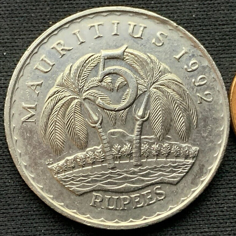 Read more about the article 1992 Mauritius 5 Rupees Coin UNCIRCULATED  RARE CONDITION #M202