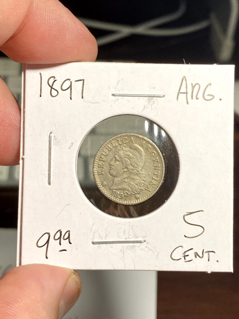 Read more about the article 1897 Argentina 5 Centavos