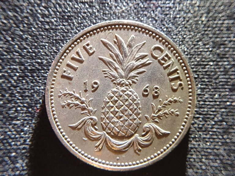 Read more about the article 1968 Bahama Islands 5 Cents Elizabeth II KM# 3