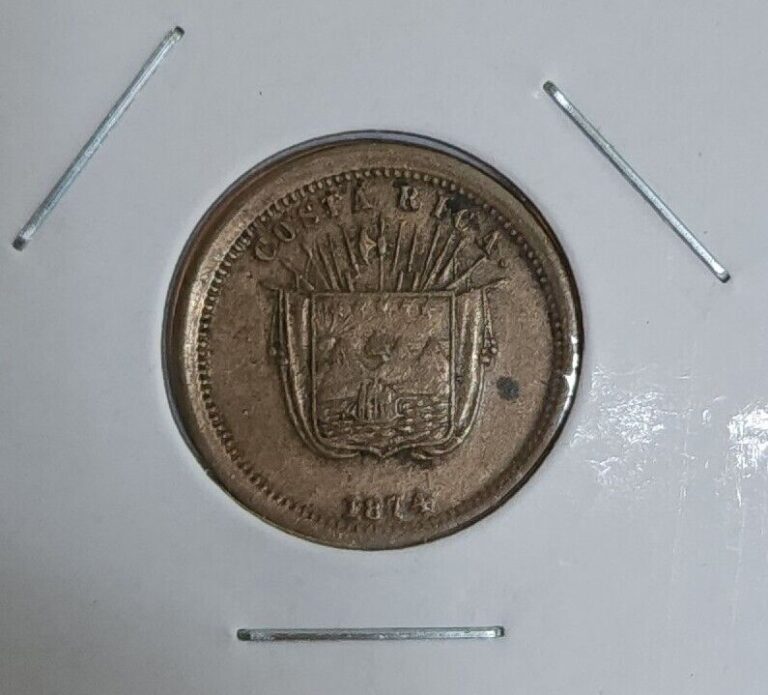 Read more about the article 1874 Costa Rica Centavo – Nice Example