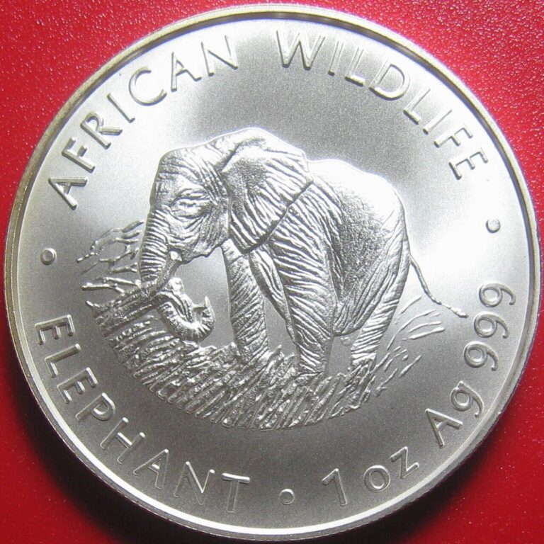 Read more about the article 2000 ZAMBIA 5000 KWACHA 1oz SILVER MATTE ELEPHANT AFRICAN WILDLIFE RARE COIN!