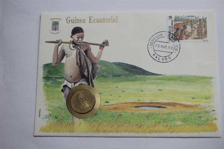 Read more about the article 🧭 🇬🇶 EQUATORIAL GUINEA 10 FRANCS 1985 COIN COVER B48 #86