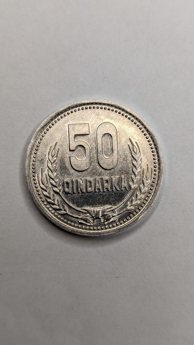 Read more about the article [🇦🇱Albania] – 50 Qindarka (1988) High Grade Coin