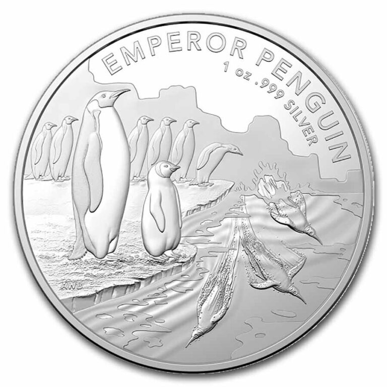 Read more about the article 2023 Australia 1 oz Silver $1 Emperor Penguin BU – SKU#274477