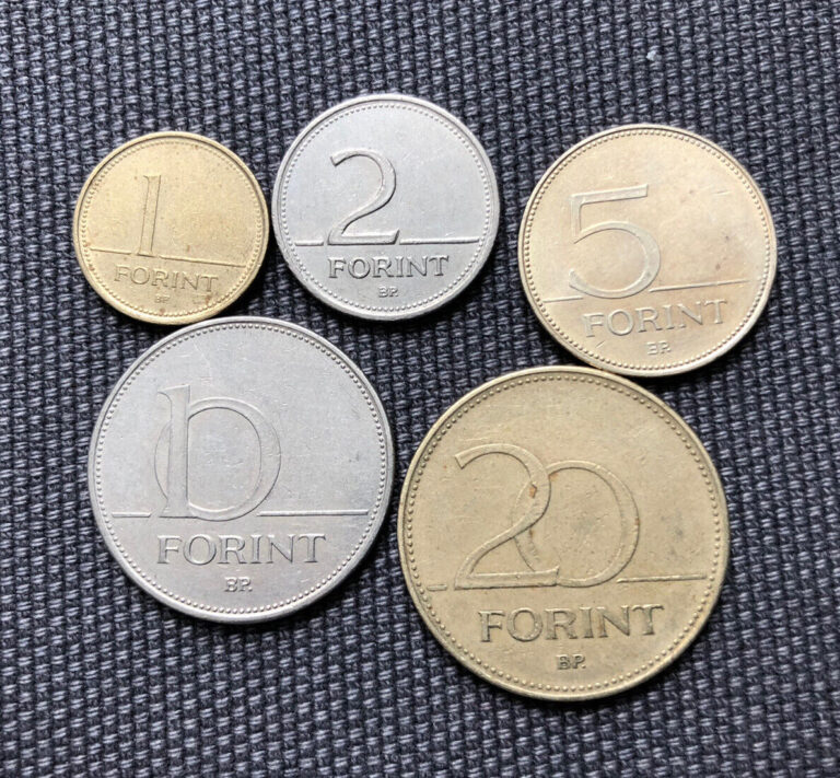 Read more about the article Hungary 🇭🇺 Lot Of 5  World Foreign Coins