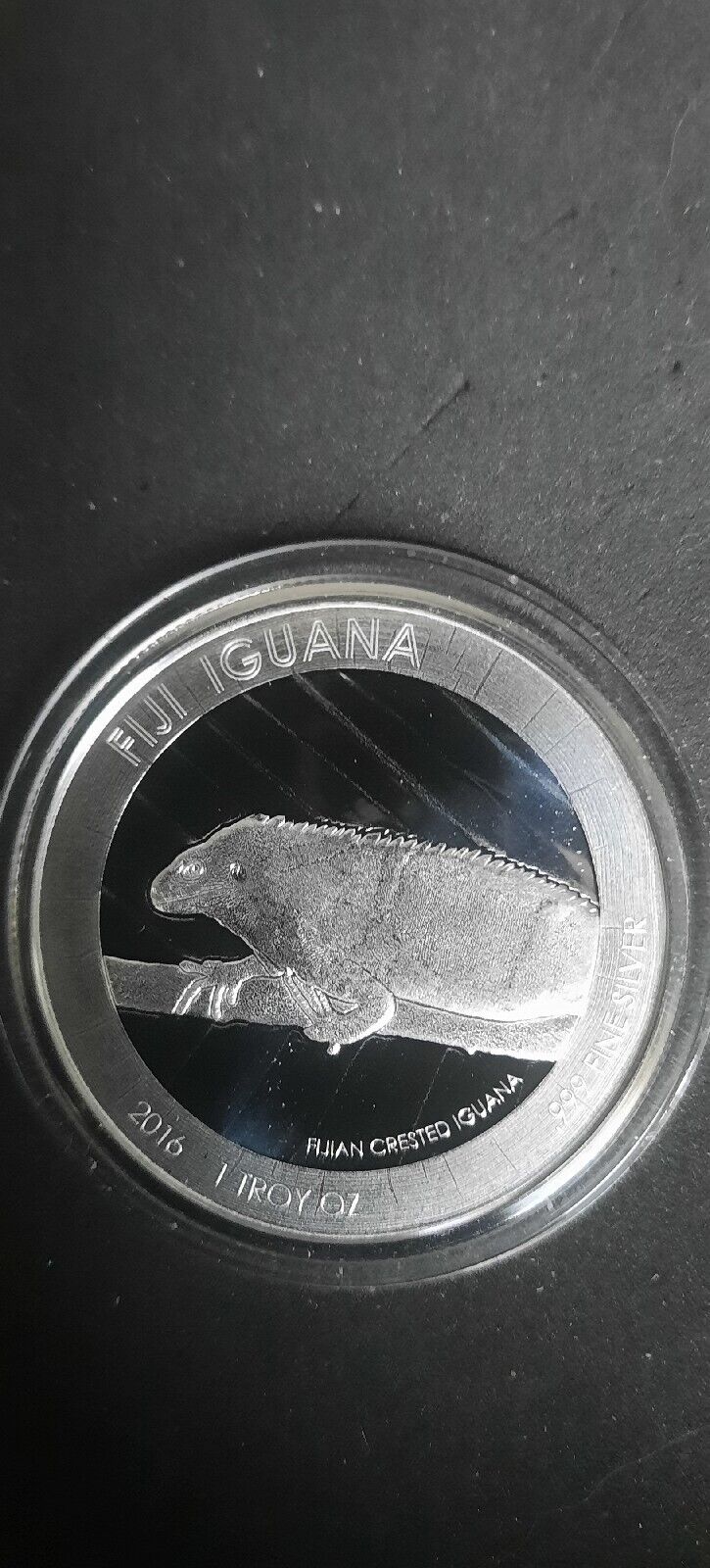 Read more about the article 2016 Fiji Iguana 1 Oz..999 Silver Dollar Fijan Crested Iguana Coin