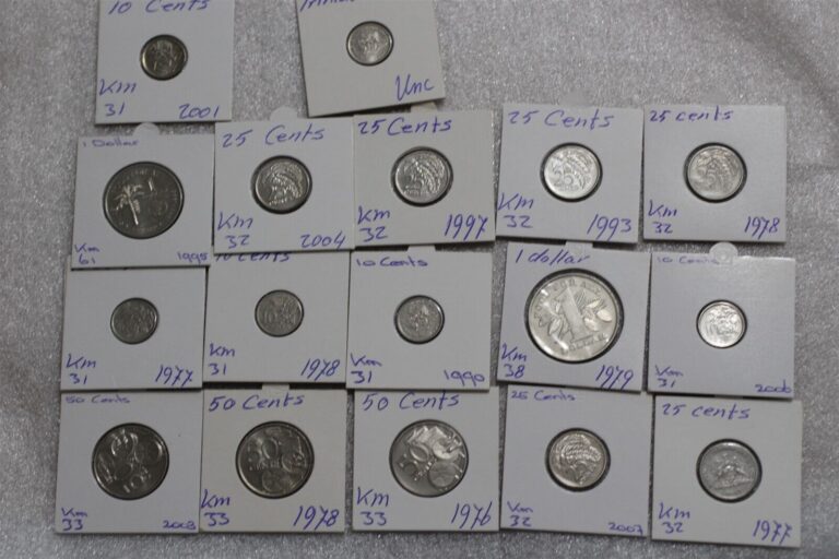 Read more about the article TRINIDAD and TOBAGO – MINORS COLLECTION – 17 COINS B49 #N343