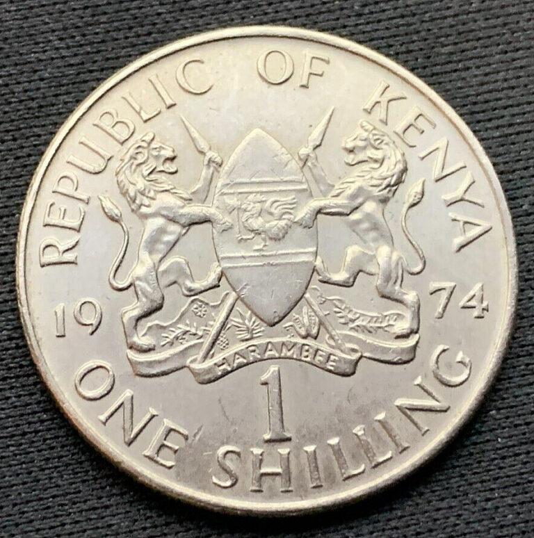 Read more about the article 1974 Kenya 1 Shilling Coin UNCIRCULATED  RARE CONDITION #M55