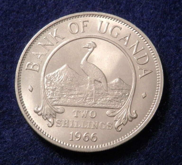 Read more about the article 1966 Uganda 2 Shillings – Fantastic UNC Coin – Crowned Crane – See Pictures