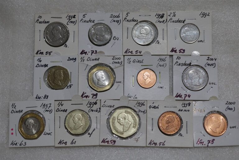 Read more about the article LEBANON – 13 COINS COLLECTION B49 #N68