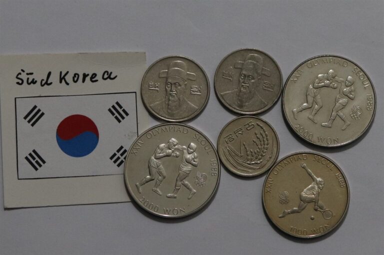 Read more about the article 🧭 🇰🇷 KOREA SOUTH OLD COINS LOT B55 #118XF15