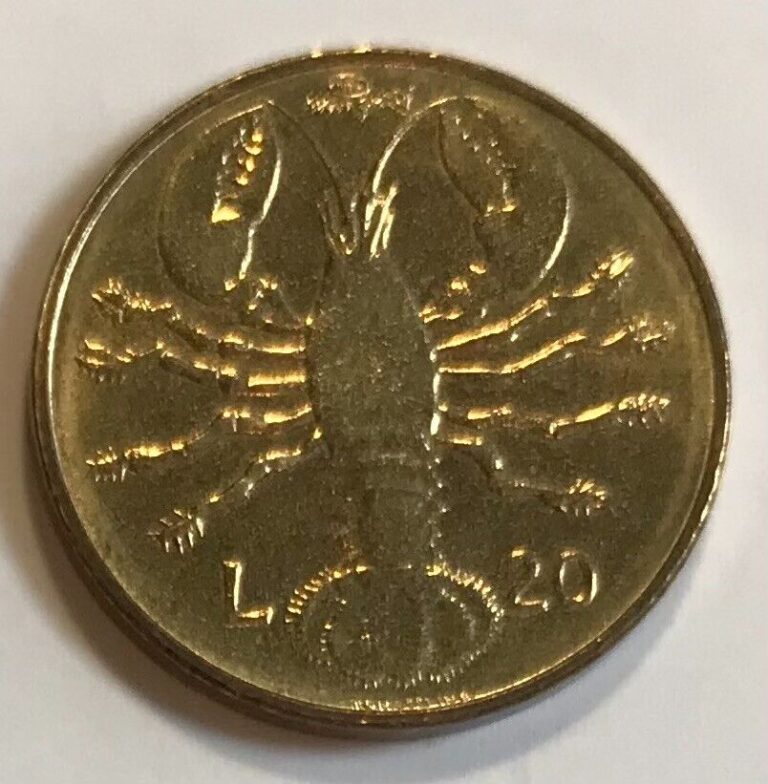 Read more about the article San Marino 20 Lire 1974 – Shrimp – Uncirculated