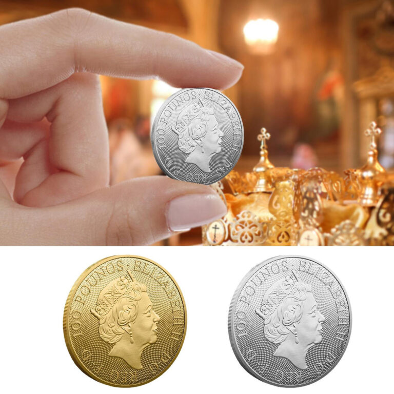 Read more about the article 2 X Commemorative Coins UK Queen United Kingdom Souvenirs Elizabeth II Coins