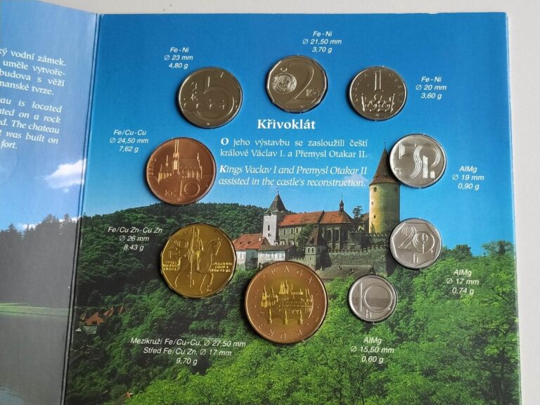 Read more about the article Czech Republic official set of 9 coins 2002