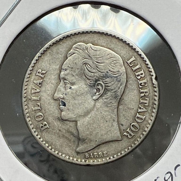 Read more about the article 1929 VENEZUELA SILVER 1 BOLIVAR  BETTER COIN