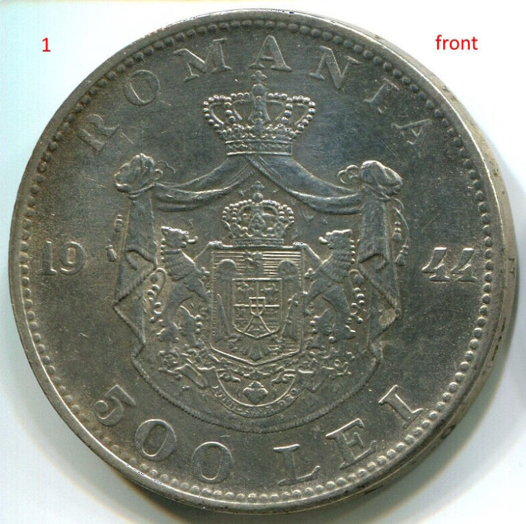 Read more about the article Romania C166 1944 500 Lei  KM#65  XF-AU silver coin