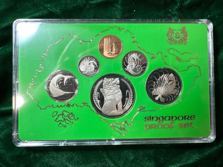 Read more about the article SINGAPORE 1976 Proof Set  6 Coins  Only 3500 Sets Issued