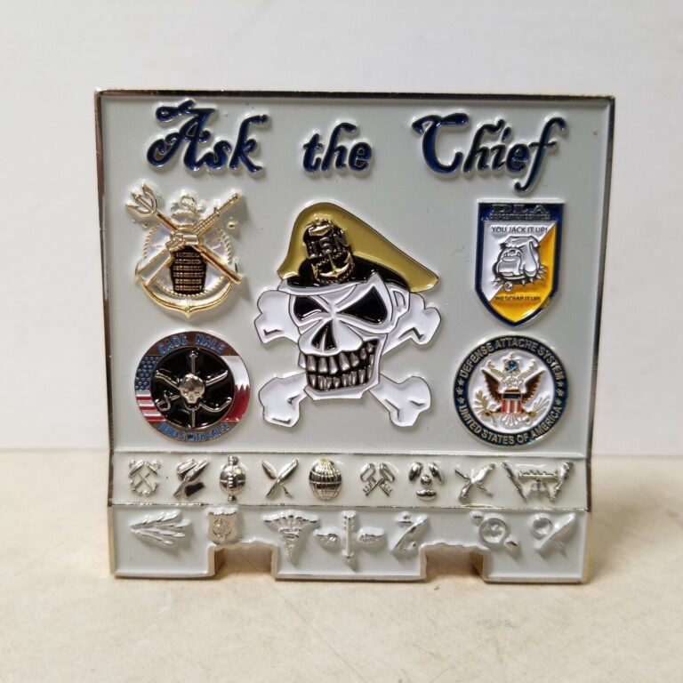 Read more about the article “ASK THE CHIEF” AL UDEID Air Base Qatar Chiefs Mess #086 Challenge Coin