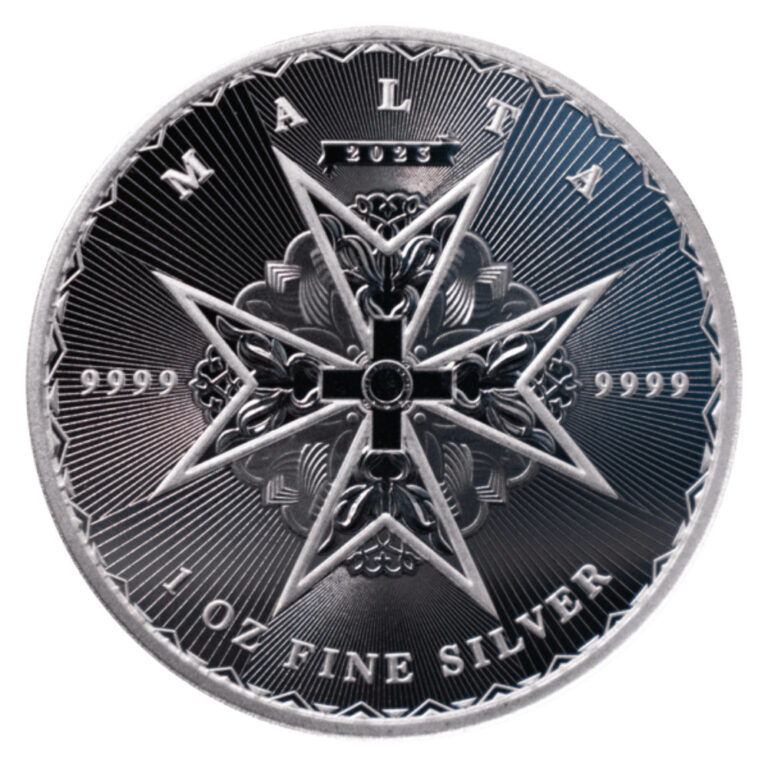 Read more about the article 2023 Malta Maltese Cross 1oz Silver BU Coin