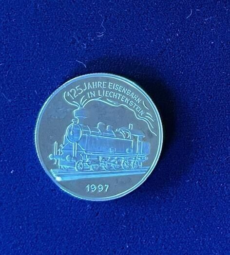 Read more about the article 5 EURO SILVER TRAIN COIN FURSTENTUM LIECHTENSTEIN 1997