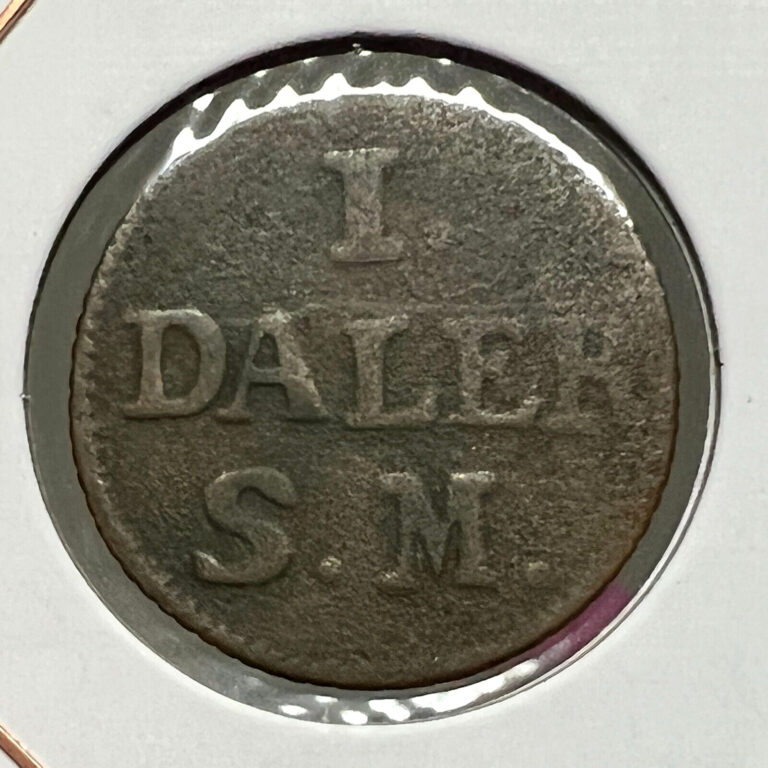 Read more about the article 1715 DENMARK ONE DALER SCARCE COIN