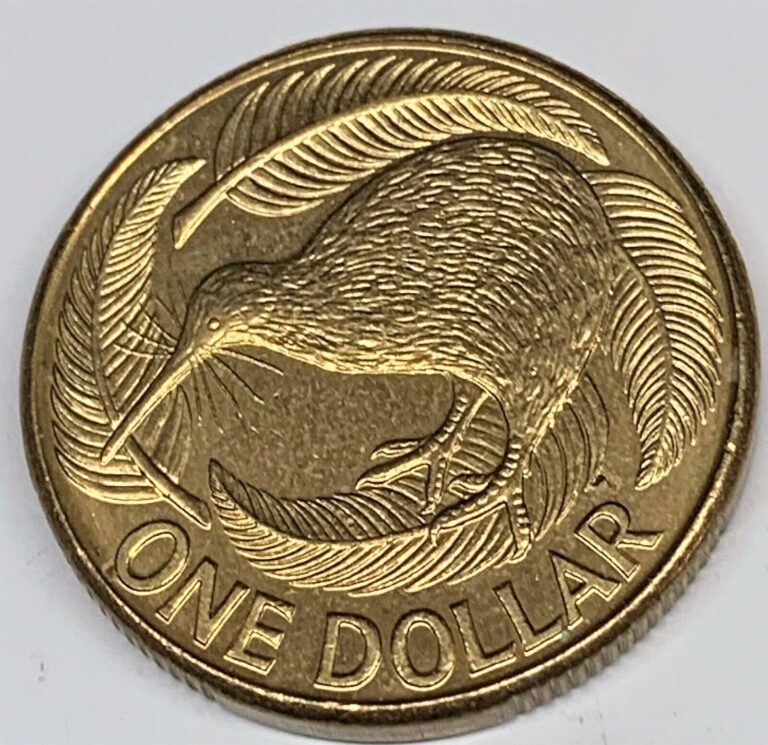 Read more about the article # C4878   NEW ZEALAND     COIN      ONE DOLLAR   1990