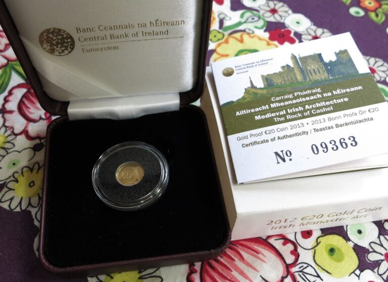 Read more about the article 2013 Ireland Rock of Cashel 20 Euro 1/2g Gold Coin