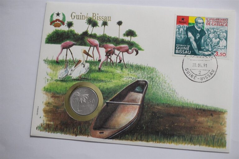 Read more about the article 🧭 🇬🇼 GUINEA BISSAU 50 CENTAVOS 1977 COIN COVER B48 #95