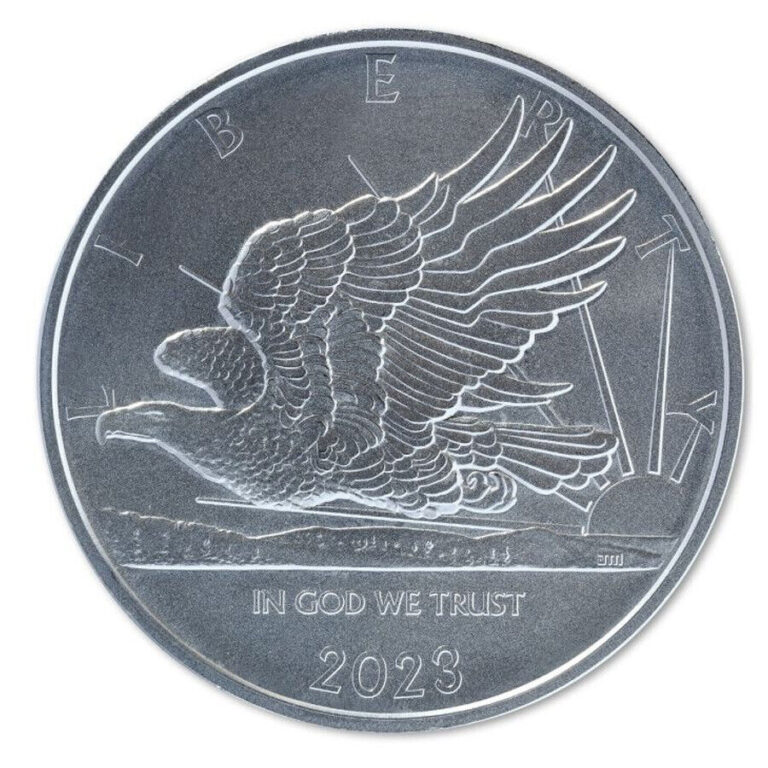 Read more about the article Samoa 2023 $2 1 oz Silver John Mercanti Eagle BU