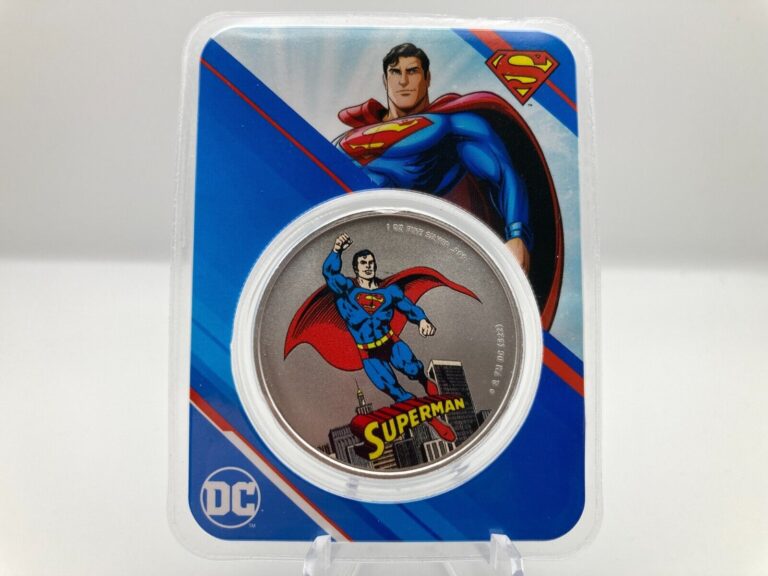 Read more about the article Superman 1oz Silver BU Coin (TEP) – 2023 Samoa DC Comics